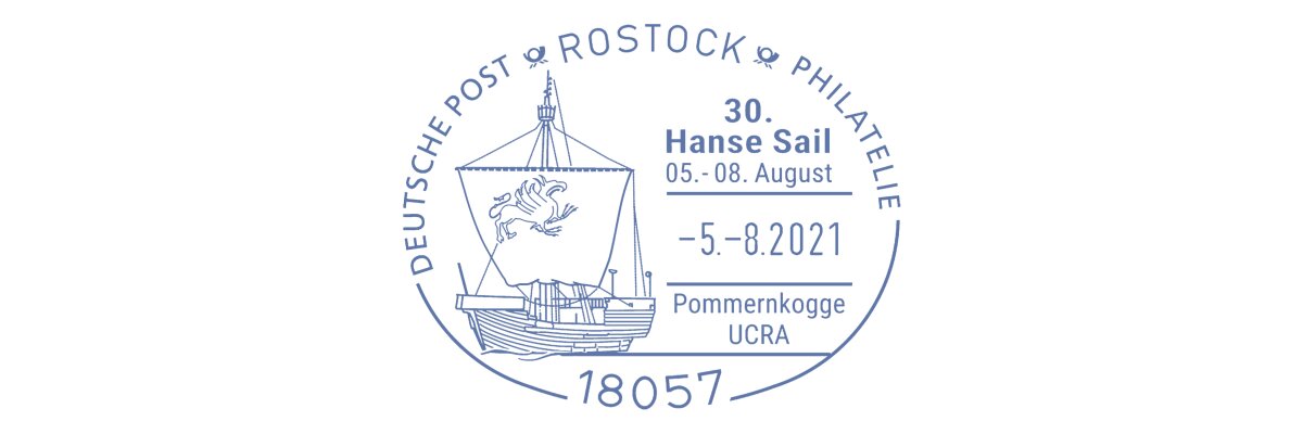 Die 30. Hanse Sail - Stadthafen Belege mit speziellem Sonderstempel