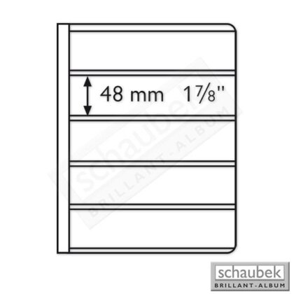 Feuille Uniflex - 5 bandes, 48 mm x 195 mm paquet de 5 pièces