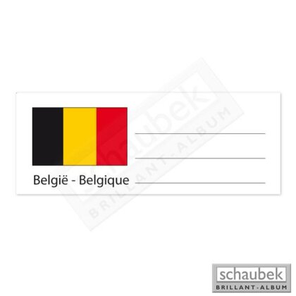 label for coin leaves - Belgium 1 sheet with 15 labels