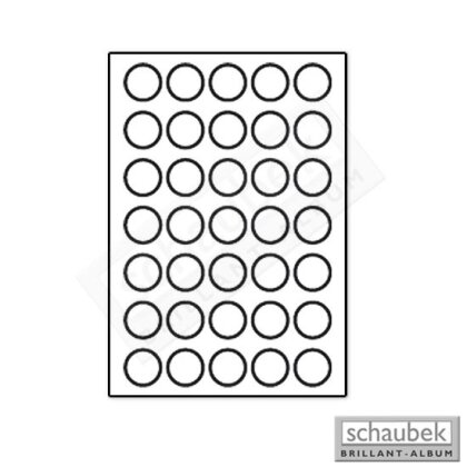 tray for carrying case "Variant" 35 spaces with diameter 29 mm