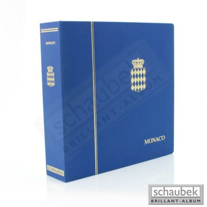 Album Monaco 1945-1969 Standard im geprägten Leinen-Schraubbinder blau, Band I