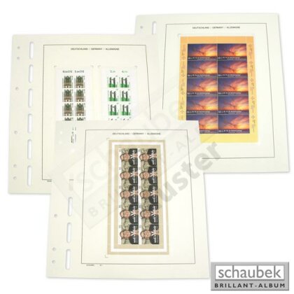 German sheets of ten - quarterly assortment I/2002