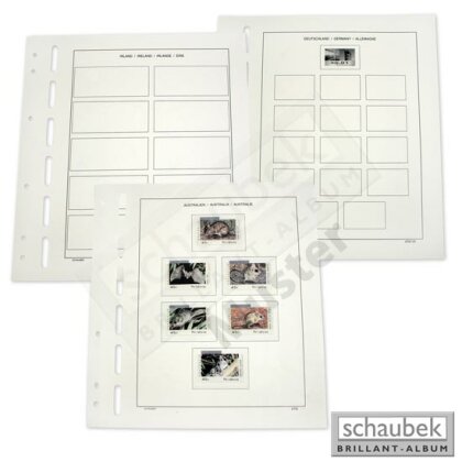 Timbres de distributeur Pays-Bas/18 cases Brillant