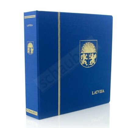 Album Latvia 1918-1999 Brillant, in a blue screw post binder, Vol. I, without slipcase