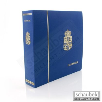 Album Dänemark 1851-1979 Standard im geprägten Leinen-Schraubbinder blau, Band I