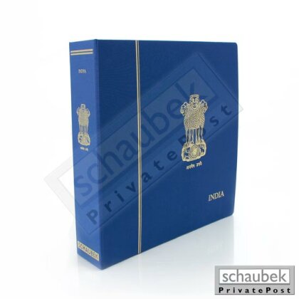 Album India 1980-1995 Brillant, in a blue screw post binder, Vol. II, without slipcase