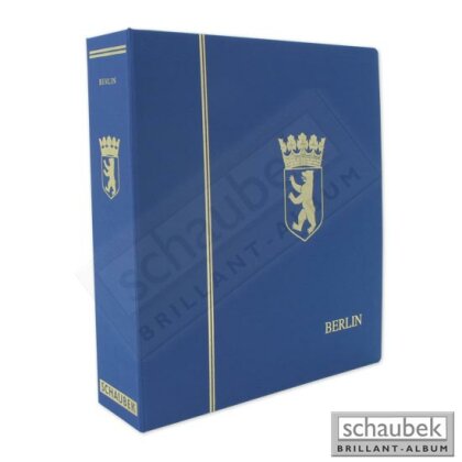 Album Berlin (W.) 1948-1990 Standard, in a screw post binder blue without slipcase cloth