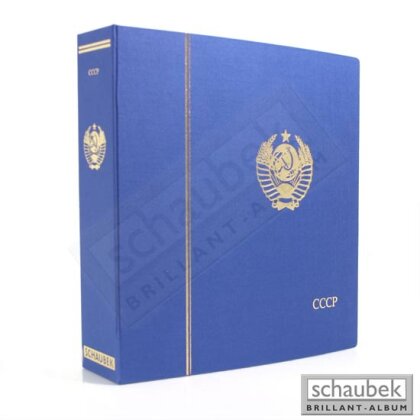 Album Soviet Union 1980-1984 Brillant, in a blue screw post binder, Vol. VI