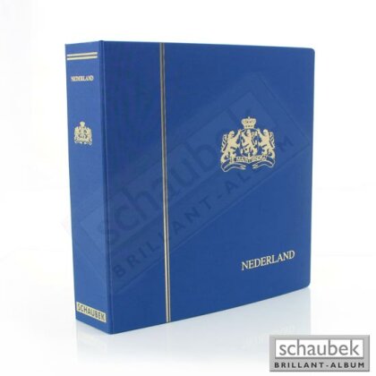 Album Niederlande Kleinbogen 1995-2009 Standard im geprägten Leinen-Schraubbinder blau, Band I ohne Schutzkassette