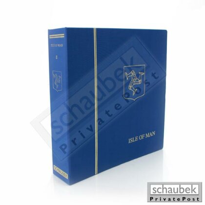 Album Isle of Man 2010-2019 Standard, in a blue screw post binder, Vol. III without slipcase