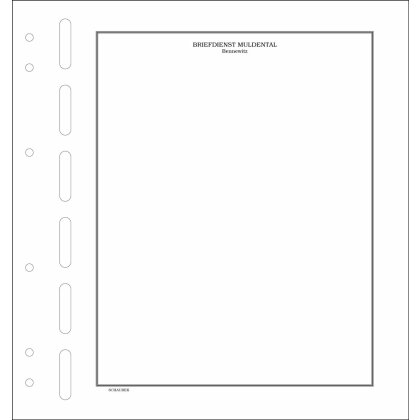 Kopftitelblätter Briefdienst Muldental Bennewitz