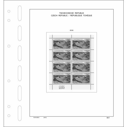 Nachtrag Tschechische Republik 2018 Brillant - Kleinbogen