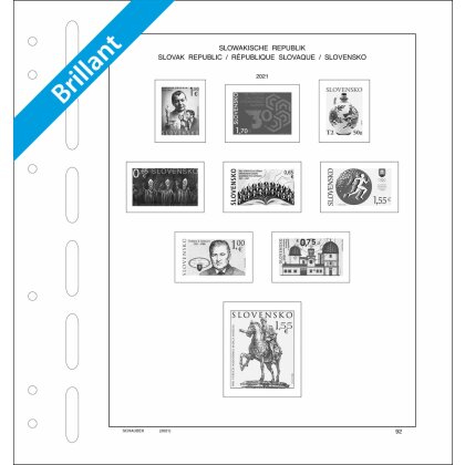 Nachtrag Slowakische Republik 2021 Brillant