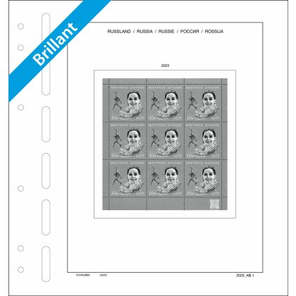 Nachtrag Rußland 2023 Brillant - Kleinbogen