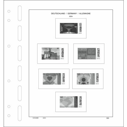 Schaubek supplement 2024 Germany - Corner margin stamps